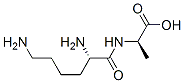 D-Alanine,  N-L-lysyl-,  labeled  with  carbon-14  (9CI) Struktur