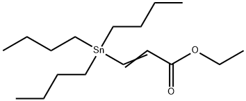 ETHYL-3-(TRI-N-BUTYLTIN)PROPENOATE 化学構造式