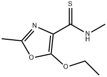 4-Oxazolecarbothioamide,5-ethoxy-N,2-dimethyl-(9CI) Structure