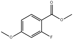 2-氟-4-甲氧基苯甲酸甲酯, 128272-26-4, 结构式