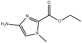 4 -氨基- 1 -甲基- 1H-咪唑2 -羧酸乙酯,128293-62-9,结构式