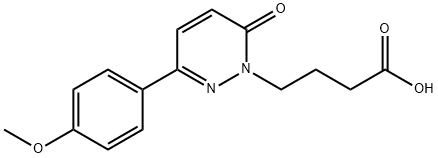 4-[3-(4-Methoxyphenyl)-6-oxopyridazin-1(6H)-yl]butanoic acid Struktur