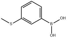 3-(Methylthio)phenylboronic acid Structure