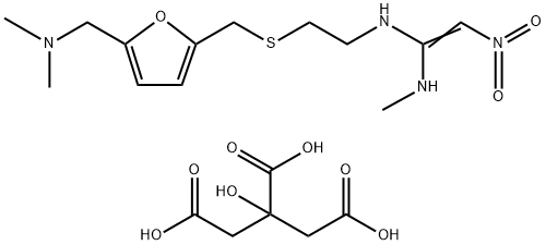 枸橼酸铋雷尼替丁, 128345-62-0, 结构式