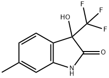 3-HYDROXY-2-OXO-3-TRIFLUOROMETHYL-6-METHYLINDOLINE Structure