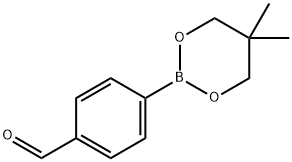 4-(5,5-Dimethyl-1,3,2-dioxaborolan-2-yl)benzaldehyde  Structure
