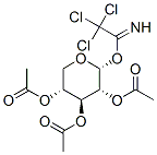 2,3,4-Triacetate a-D-Xylopyranose 1-(2,2,2-Trichloroethanimidate) Struktur