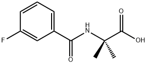 Alanine,  N-(3-fluorobenzoyl)-2-methyl- Structure