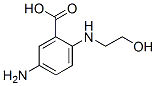 Benzoic acid, 5-amino-2-[(2-hydroxyethyl)amino]- (9CI) Structure