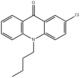 10-丁基-2-氯-9(10H)-吖啶酮,128420-54-2,结构式
