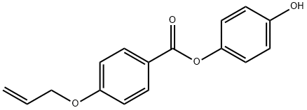 4-Hydroxyphenyl 4-allyloxybenzoate Structure