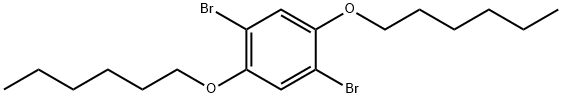 1,4-DIBROMO-2,5-DI(HEXYLOXY)BENZENE Structure