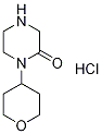 1-四氢吡喃-4-基哌嗪-2-酮盐酸盐, 1284244-13-8, 结构式