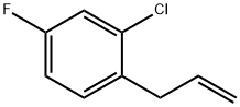 3-(2-クロロ-4-フルオロフェニル)-1-プロペン 化学構造式