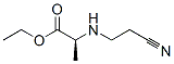 L-Alanine, N-(2-cyanoethyl)-, ethyl ester (9CI) Structure