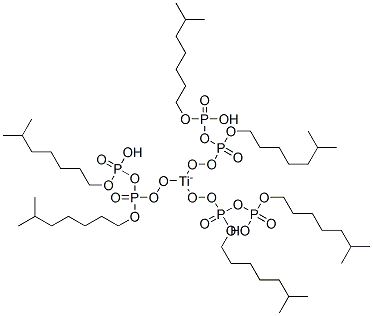 Tris-(diisooctylpyrophosphateoxy)-titanate Structure