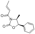 N-CROTONYL-(4S,5R)-4-METHYL 5-PHENYL-2-OXAZOLIDINONE Struktur