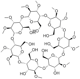 甲基倍他环糊精 结构式