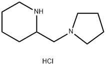 2-(1-Pyrrolidinylmethyl)piperidine dihydrochloride Structure