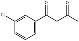 1-(3-氯苯基)丁烷-1,3-二酮, 128486-09-9, 结构式