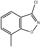 1,2-Benzisoxazole,3-chloro-7-methyl-(9CI) Structure