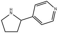 4-吡咯烷-2-基吡啶, 128562-25-4, 结构式