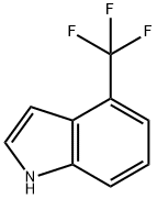 4-三氟甲基吲哚, 128562-95-8, 结构式