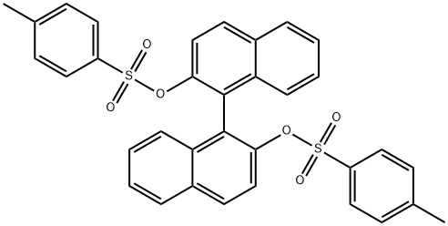 1,1-双-2-萘基DL-对-甲苯磺酸酯 结构式