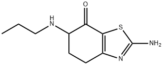 2-AMino-6-(propylaMino)-5,6-dihydrobenzo[d]thiazol-7(4H)-one Struktur