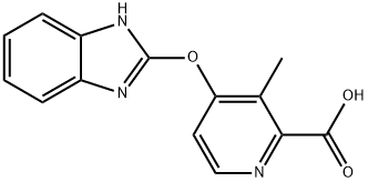 4-[(1H-Benzimidazol-2-yl)oxy]-3-methyl-2-pyridinecarboxylic Acid Discontinued See:  B203960 Structure