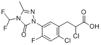 三唑酮草酯 结构式