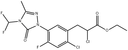 カルフェントラゾンエチル標準品 化学構造式