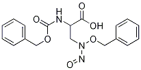 3-[Nitroso(benzyloxy)amino]-N-[(benzyloxy)carbonyl]-D,L-alanine
 Structure