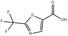 2-三氟甲基噻唑-5-羧酸 结构式