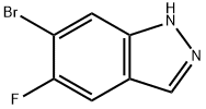 6-bromo-5-fluoro-1H-indazole Struktur