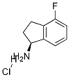 (S)-4-Fluoro-2,3-dihydro-1H-inden-1-aMine hydrochloride Structure
