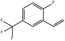 4-Fluoro-3-vinylbenzotrifluoride, 2-Ethenyl-1-fluoro-4-(trifluoromethyl)benzene Structure