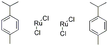二氯(p-甲基异丙苯)钌(II) 二聚体, 128706-72-9, 结构式