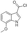 1H-Indole-3-carbonyl chloride, 7-methoxy- (9CI) Structure
