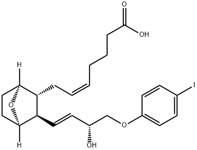 128719-90-4 (5Z)-7-[(1S,4R)-3β-[(1E,3R)-3-ヒドロキシ-4-(p-ヨードフェノキシ)-1-ブテニル]-7-オキサビシクロ[2.2.1]ヘプタン-2α-イル]-5-ヘプテン酸