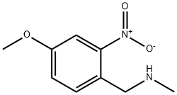 4-Methoxy-N-Methyl-2-nitrobenzylaMine, 96% Structure