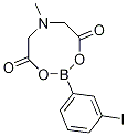 2-(3-Iodophenyl)-6-methyl-1,3,6,2-dioxazaborocane-4,8-dione Structure