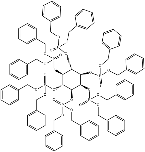 Myo-Inositol 1,2,3,4,5,6-Hexakis[bis(phenylMethyl) Phosphate] Structure