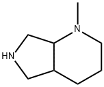 1-メチルオクタヒドロピロロ[3,4-B]ピリジン 化学構造式