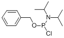 BENZYL-N,N-DIISOPROPYLCHLOROPHOSPHORAMIDITE Struktur