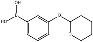 3-(Tetrahydropyran-2-yloxy)phenylboronic acid Structure