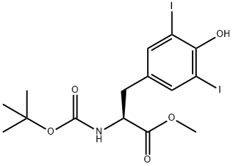 BOC-3,5-DIIODO-TYR-OME Structure