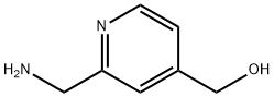 (2-(氨基甲基)吡啶-4-基)甲醇, 128781-81-7, 结构式