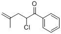 4-Penten-1-one, 2-chloro-4-methyl-1-phenyl- (9CI) Structure