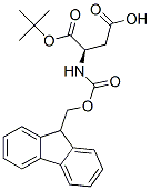 Fmoc-D-Asp(OtBu)-OH 化学構造式